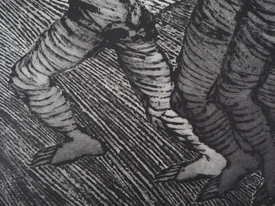 Hélène CSECH : Harmonie II, 1991 - Gravure (détail)