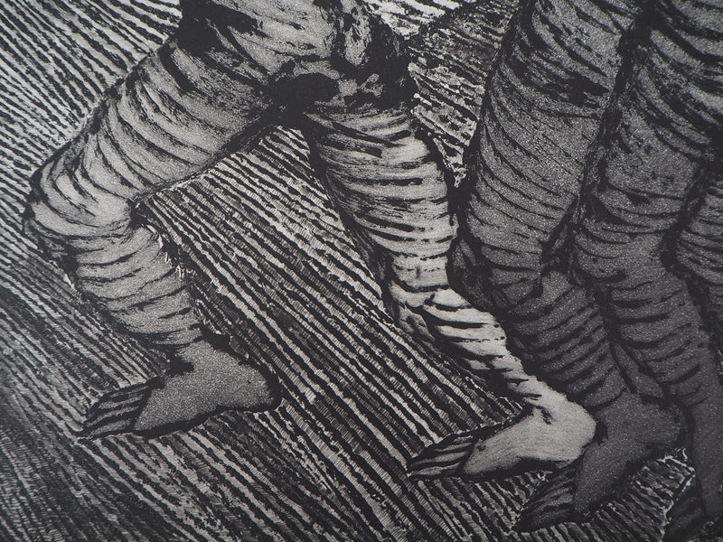 Hélène CSECH : Harmonie II, 1991 - Gravure (détail)