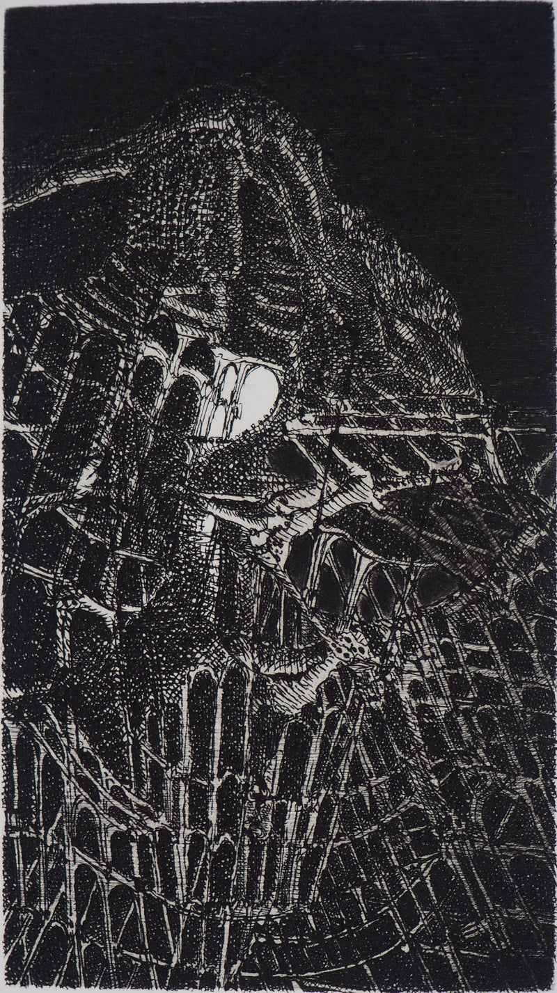 Hélène CSECH : Ibis - Gravure