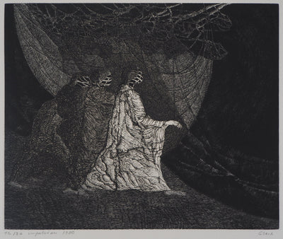 Hélène CSECH : Impulsions, 1980 - Gravure