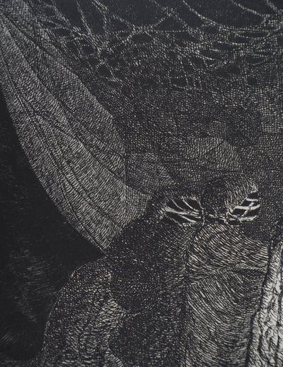 Hélène CSECH : Impulsions, 1980 - Gravure (détail)