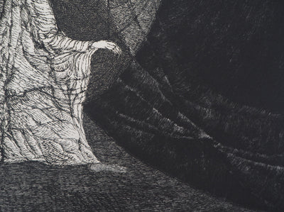 Hélène CSECH : Impulsions, 1980 - Gravure (détail)
