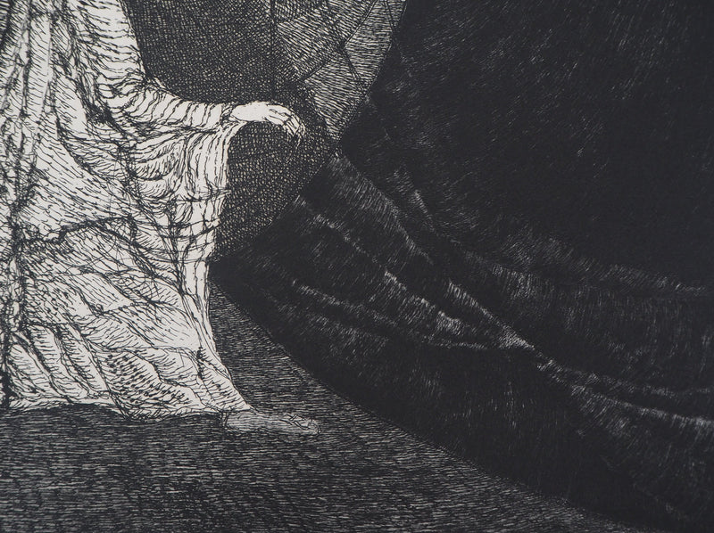 Hélène CSECH : Impulsions, 1980 - Gravure (détail)