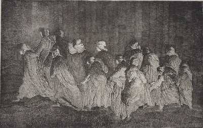 Hélène CSECH : Pèlerinage (ardeur) - Gravure