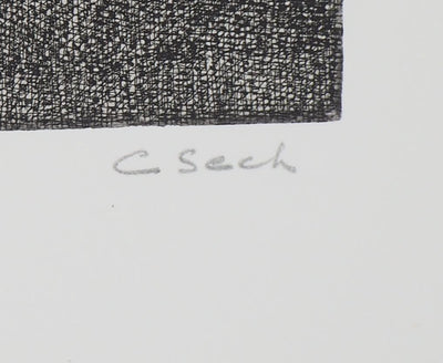 Hélène CSECH : Pèlerinage (ardeur) - Gravure (détail)