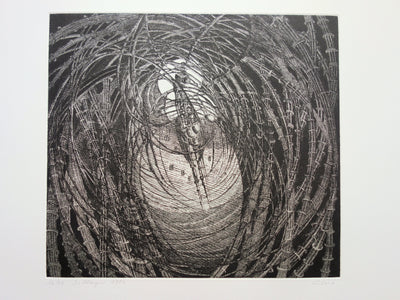 Hélène CSECH : Sillages - Gravure