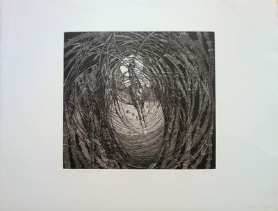 Hélène CSECH : Sillages - Gravure (détail)