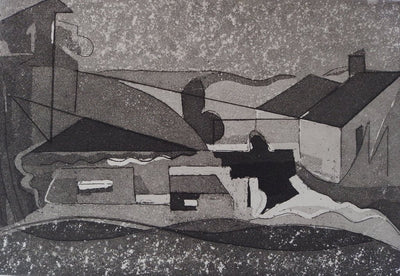Christian D'ESPIC : La Magdeleine - Gravure (détail)