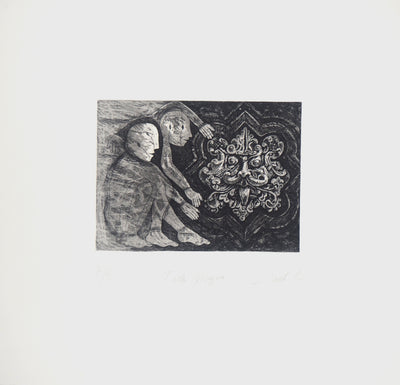 J. DADERT : Créatures magiques : Talla magica - Gravure (détail)