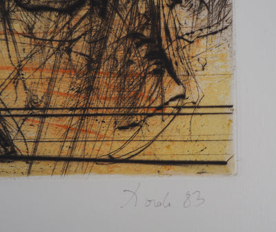  DADO : Elévation, 1983 - Gravure (détail)