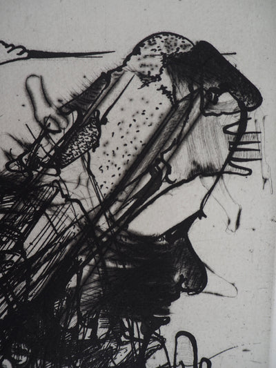  DADO : Personnage surréaliste, 1997 - Gravure (détail)