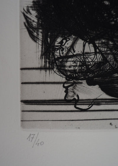 DADO : Personnage surréaliste, 1997 - Gravure (détail)
