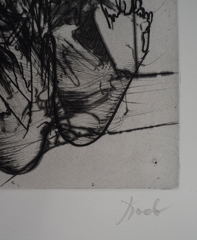 DADO : Le rêve des amants, 1997 - Gravure (détail)