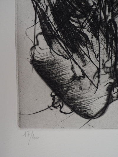  DADO : Le rêve des amants, 1997 - Gravure (détail)