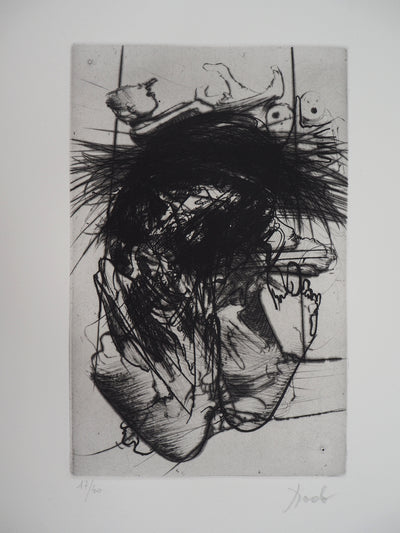  DADO : Le rêve des amants, 1997 - Gravure (détail)