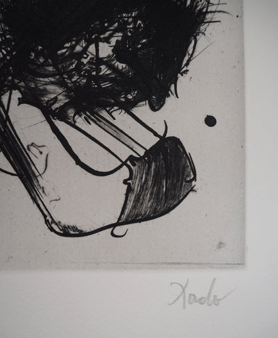  DADO : Sisyphe, 1997 - Gravure (détail)