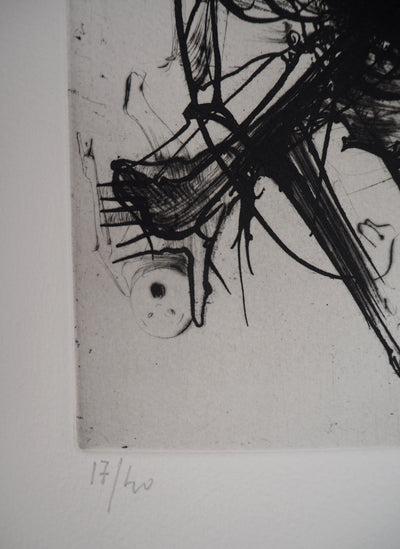  DADO : Sisyphe, 1997 - Gravure (détail)