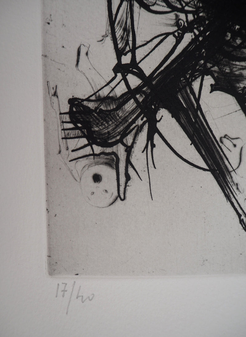  DADO : Sisyphe, 1997 - Gravure (détail)
