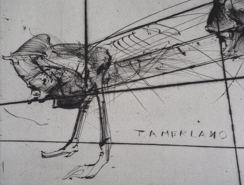  DADO : Tamerlano, 1990 - Gravure (détail)