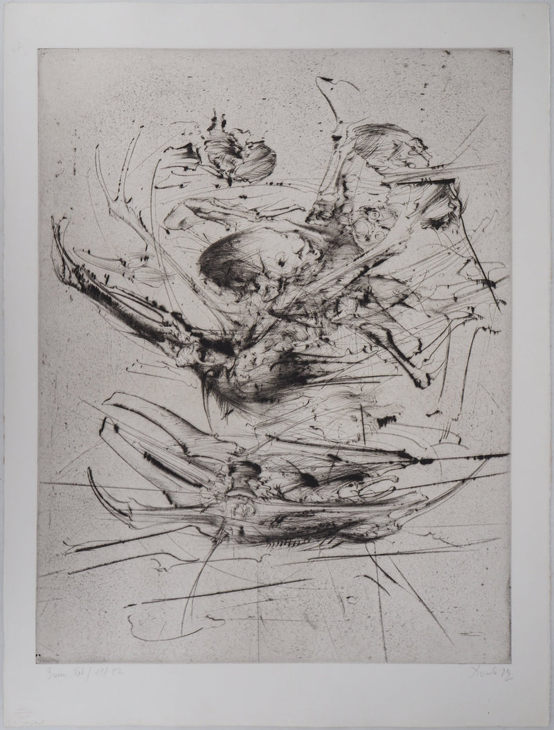  DADO : Tourbillon, 1982 - Gravure (détail)
