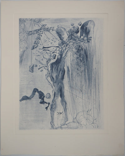 Salvador DALI : Paradis 12 : L'Eclat des corps glorieux, Gravure originale (vue générale) - Crédit photo : Galerie Art.Paris