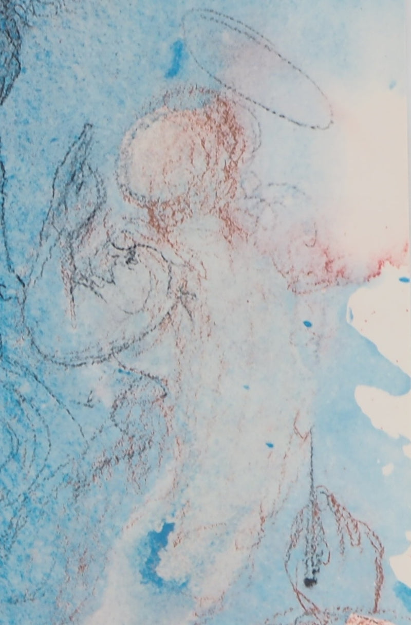 Salvador DALI : Biblia Sacra : Les Anges, Lithographie originale (photo de détail 2) - Crédit photo : Galerie Art.Paris
