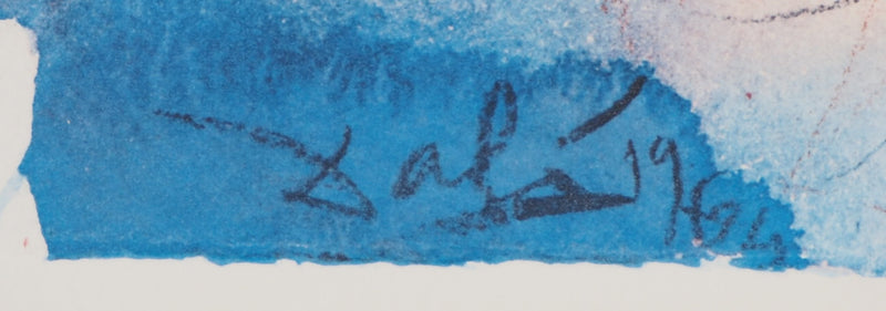 Salvador DALI : Biblia Sacra : Les Anges, Lithographie originale (photo de détail 3) - Crédit photo : Galerie Art.Paris