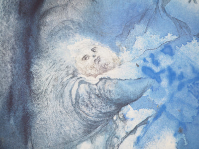 Salvador DALI : Biblia Sacra : La Création des Animaux,, Lithographie originale (photo de détail 4) - Crédit photo : Galerie Art.Paris