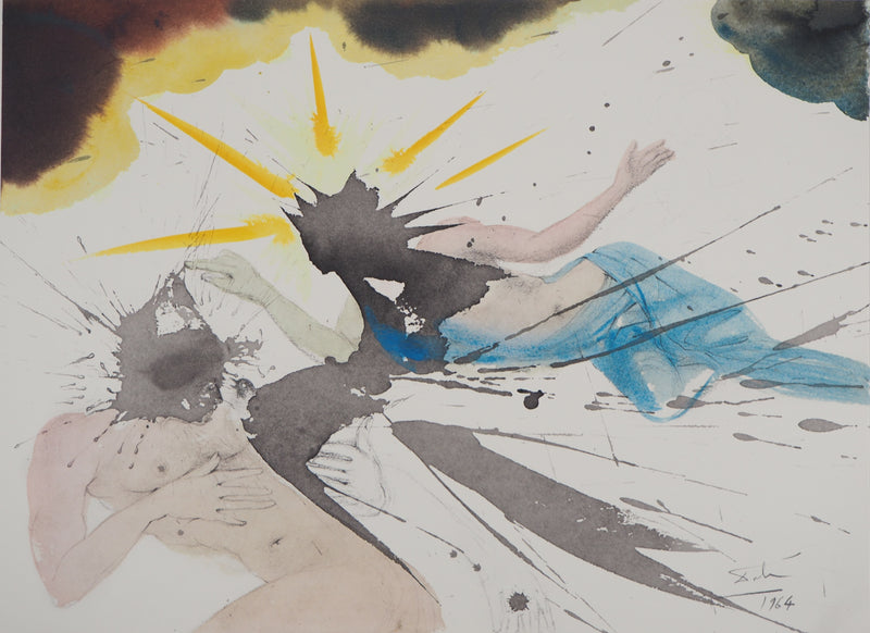 Salvador DALI : Biblia Sacra : La Résurrection, Lithographie originale (vue générale) - Crédit photo : Galerie Art.Paris