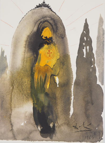 Salvador DALI : Biblia Sacra : Le Royaume de Dieu, Lithographie originale (vue générale) - Crédit photo : Galerie Art.Paris