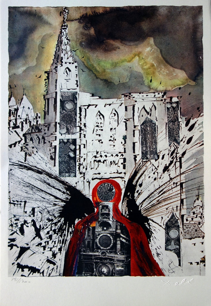 Salvador DALI : SNCF : Suite Papillon, Lithographie originale (photo de détail 6) - Crédit photo : Galerie Art.Paris