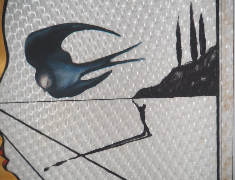 Salvador DALI : Tristan et Iseult : La coupe aux deux visage, Lithographie originale (photo de détail 6) - Crédit photo : Galerie Art.Paris