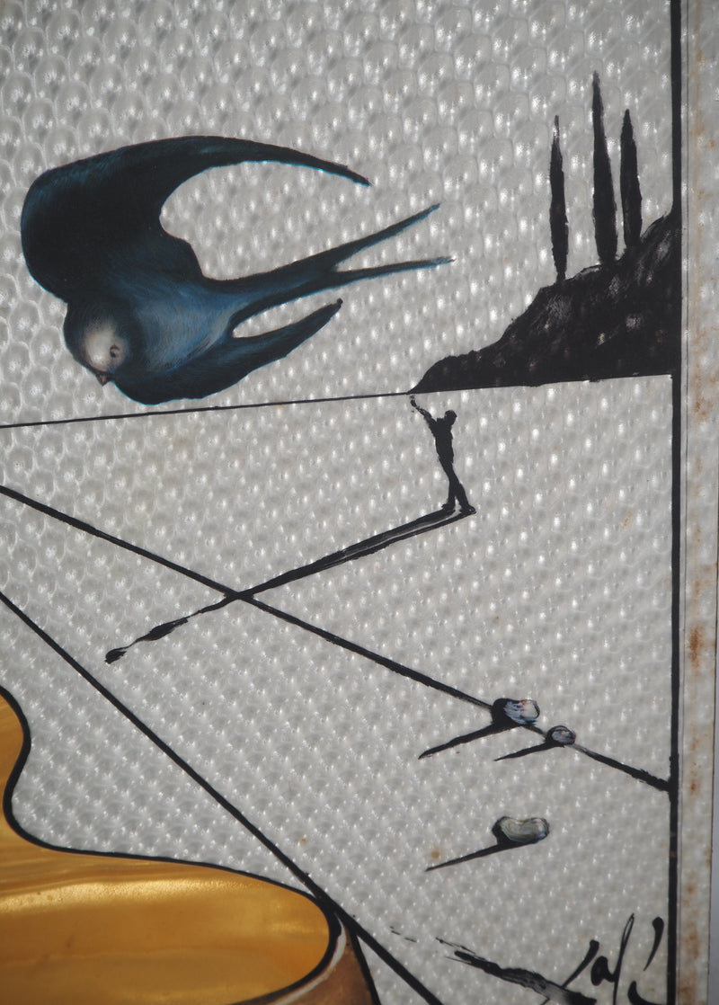 Salvador DALI : Tristan et Iseult : La coupe aux deux visage, Lithographie originale (photo de détail 9) - Crédit photo : Galerie Art.Paris