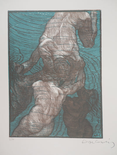 Adolpho DE CAROLIS : Ila, Idylles de Théocrite, 1925 - Gravure sur bois