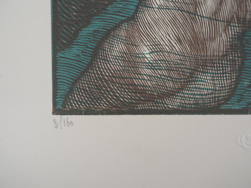 Adolpho DE CAROLIS : Ila, Idylles de Théocrite, 1925 - Gravure sur bois (détail)