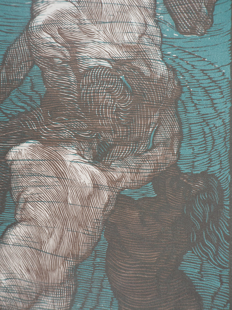 Adolpho DE CAROLIS : Ila, Idylles de Théocrite, 1925 - Gravure sur bois (détail)
