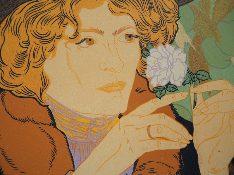 Georges DE FEURE : Salon des Cent, 1895 - Affiche (détail)