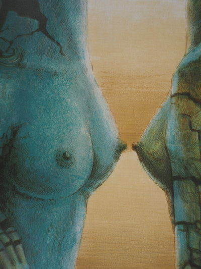 Francis DE SAINT-GENIES : Sablier féminin, 2008 - Lithographie (détail)