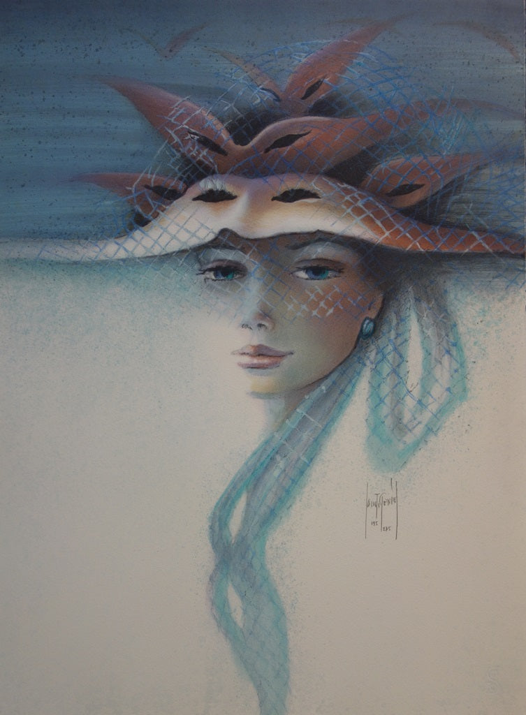 Francis DE SAINT-GENIES : Violette - Lithographie