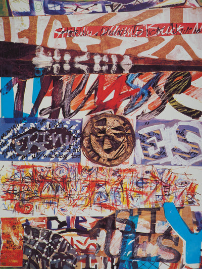 Serge DE TURVILLE : Compositions superposées - Sérigraphie (détail)