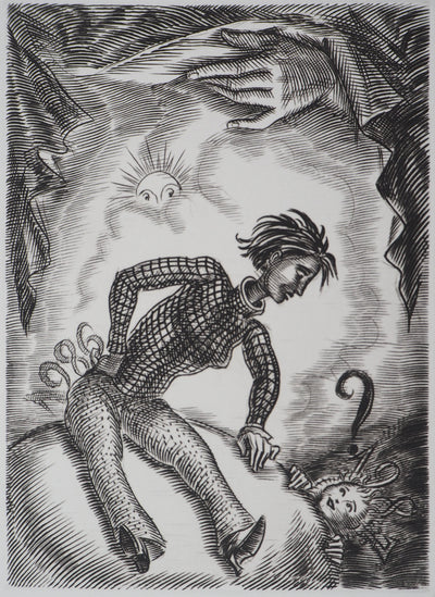 Albert DECARIS : L'aventure, 1987 - Gravure
