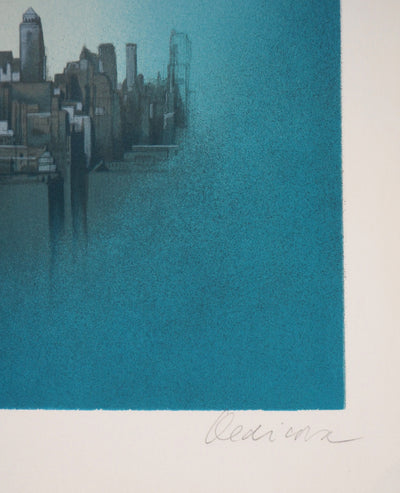 Irena DEDICOVA : New York - Lithographie (détail)