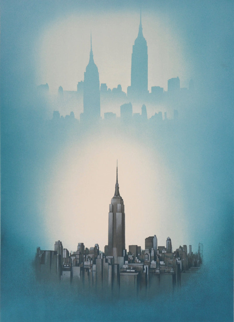 Irena DEDICOVA : New York - Lithographie (détail)