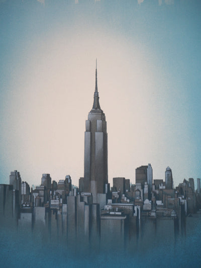 Irena DEDICOVA : New York - Lithographie (détail)