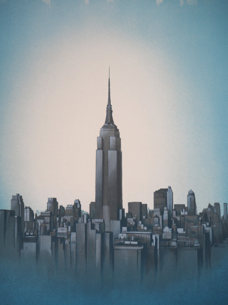 Irena DEDICOVA : New York - Lithographie (détail)