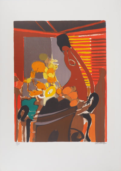 Alfred DEFOSSEZ : Nonchalance, 1973 - Lithographie