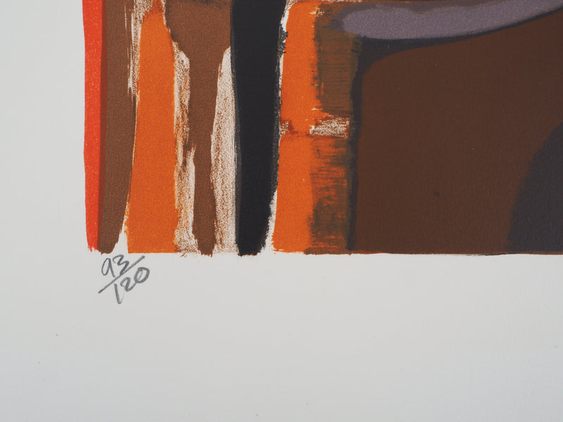 Alfred DEFOSSEZ : Nonchalance, 1973 - Lithographie (détail)