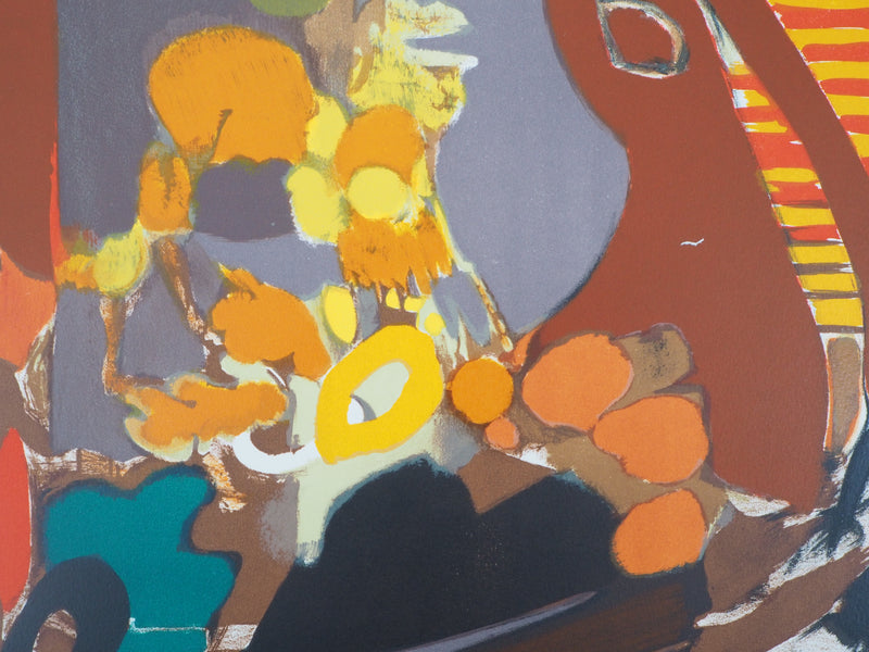 Alfred DEFOSSEZ : Nonchalance, 1973 - Lithographie (détail)