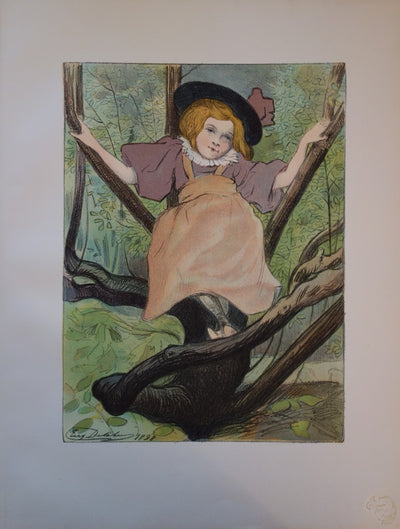 E. Delatre : Kacia - Lithographie