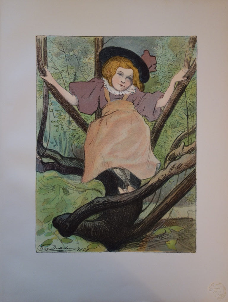 E. Delatre : Kacia - Lithographie